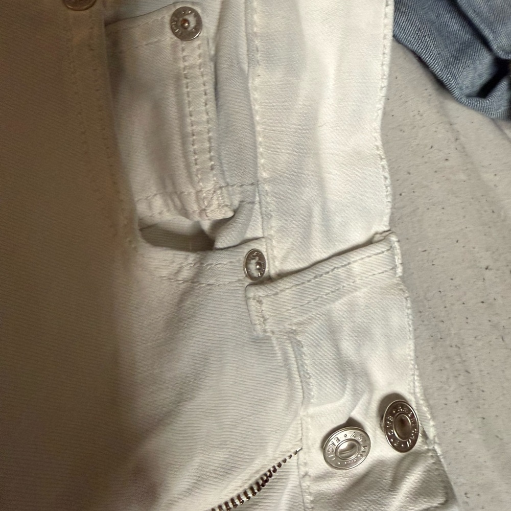 american eagle girls sz 000 Set of Three Denim Shorts in Blue and White - Picture 6 of 14